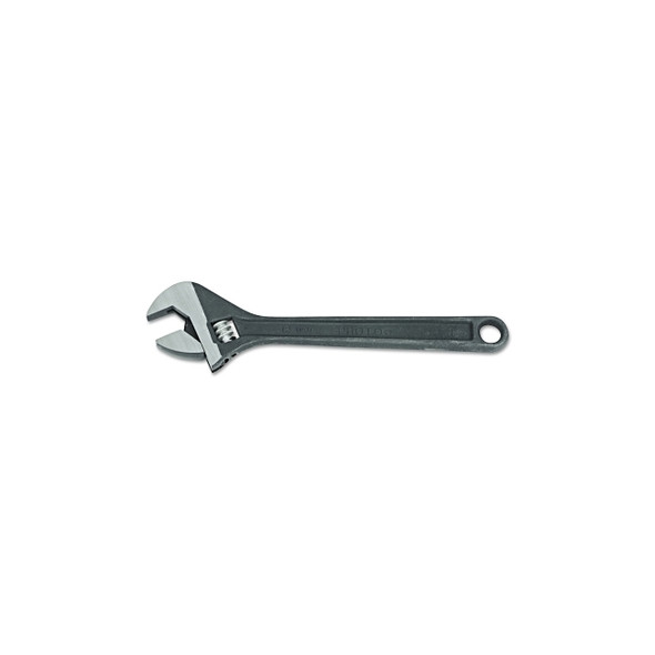 Click-Stop Protoblack Adjustable Wrenches, 8" Long, 1 1/8" Opening, Black Oxide