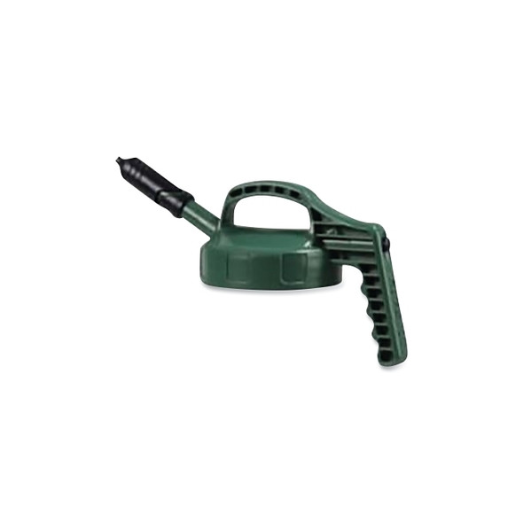 Mini Spout Lid, 1/4 in dia, Dark Green, Engineering Plastic