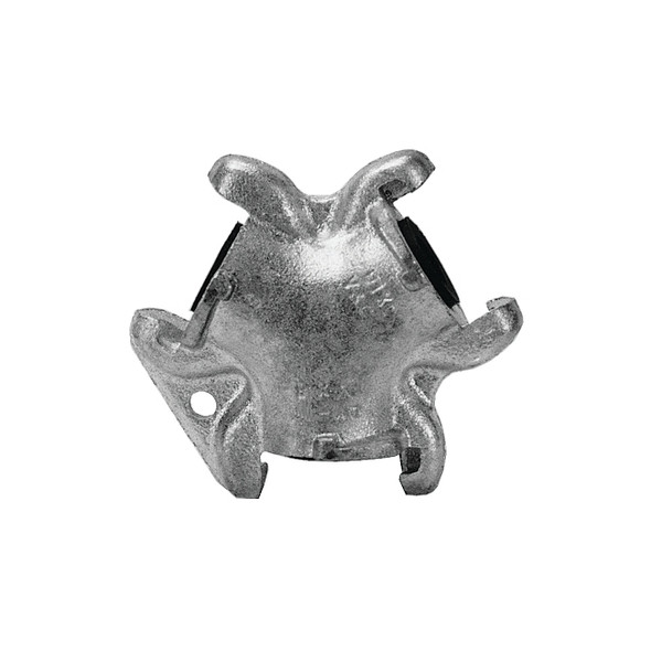 Air King® 2-Lug Triple Connection, 5/16 in dia x 4-9/32 in W x 3-3/4 in H, Brass (Global Investment Cast)