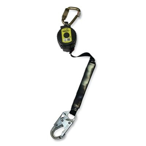 Turbolite™+ Fall Limiter, Vectran, 6 ft, Carabiner, Locking Rebar Hook, 420 lb, 1 Leg