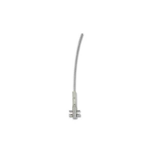 Lad-Saf™ Swaged Cable, Galvanized Steel, 3/8 in W, 35 ft L, 7 x 19 Cable Strand