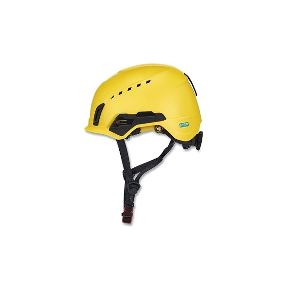 V-Gard® H2™ Safety Helmet, Type II, Full Contact Rachet, Vented, Mips® System, Yellow