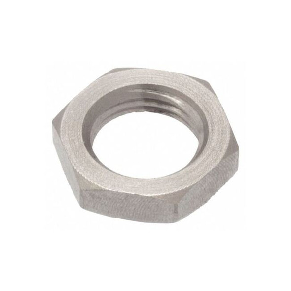 Hex Nut, 3/4"-10, 316 Stainless Steel, Not Graded, Plain, 27/64 in Ht