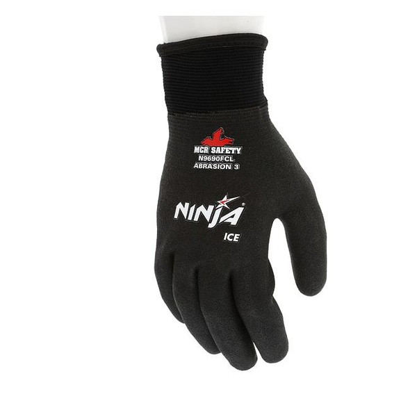 Mcr Safety Insulated HPT coated glove, Smooth Full, Knit, 12 PK N9690FCS