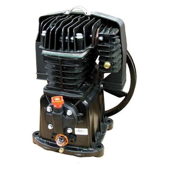 Air Compressor Pump, 2 hp, 4 hp, 1 Stage, 30 fl oz Oil Capacity, 2 Cylinder