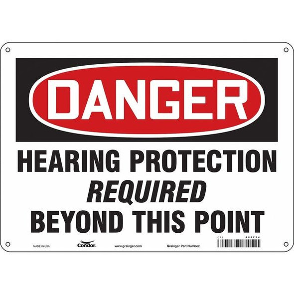 Condor Safety Sign,10 inx14 in,Aluminum 466F24 Condor Safety Sign,10 inx14 in,Aluminum 466F24