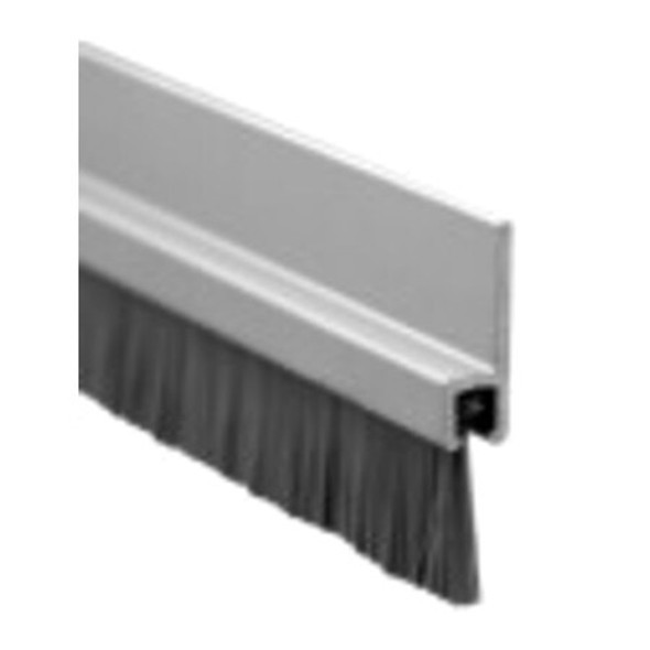 Pemko Door Weatherstripping,Brush,Gray,84"L. 18061CNB8484