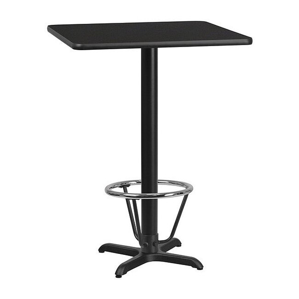 Square Laminate Table, Laminate, Wood Grain