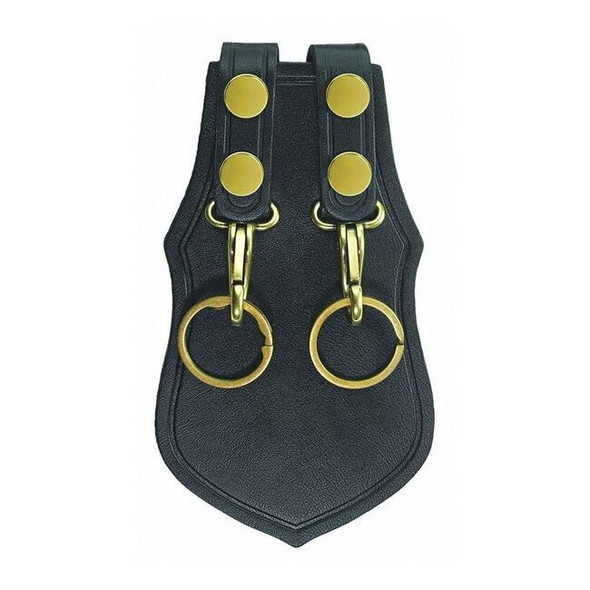 Air-Tek Duty Belt Accessory,Black,Holds Keys 1489PA