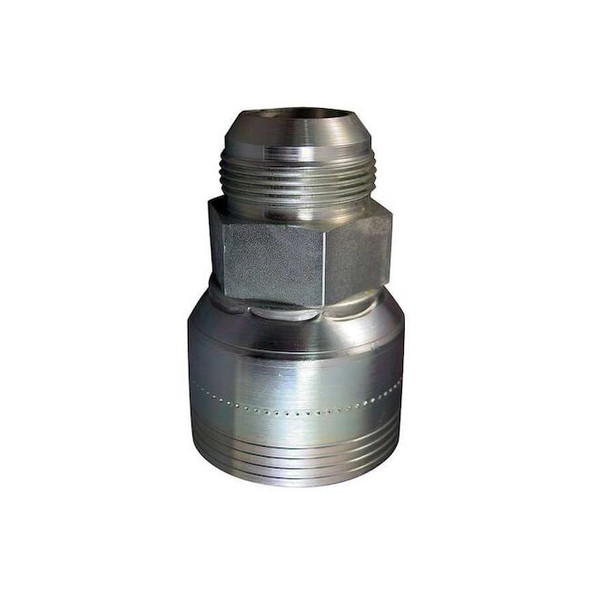 Eaton Aeroquip Crimp Fitting,1-1/4" I.D.,1-5/8",M,JIC 4SA20MJ20