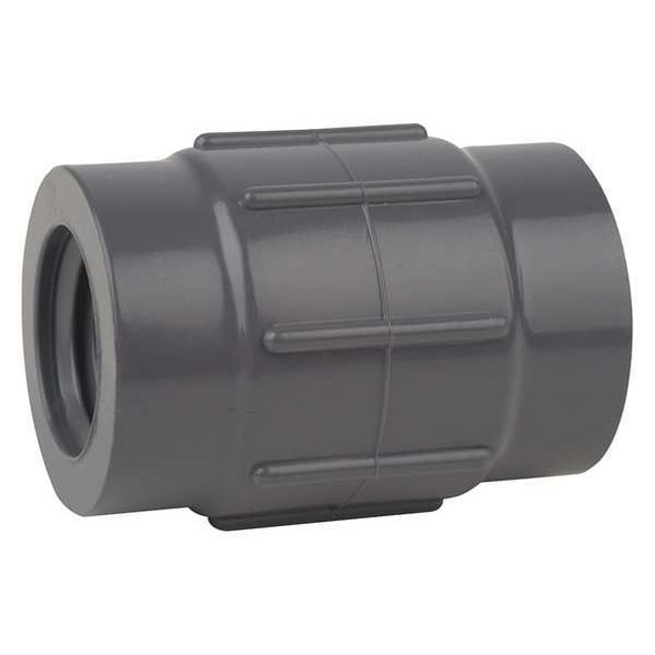 PVC Reducing Coupling, FNPT x FNPT, 3/4 in x 1/2 in Pipe Size