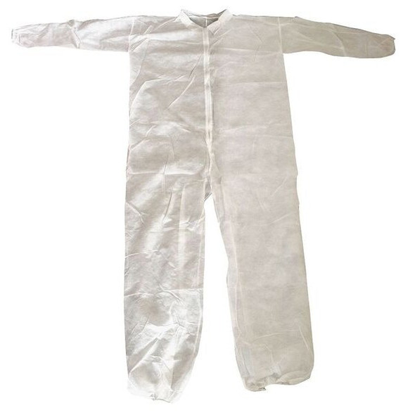 Condor Coveralls,XL,Wht,Polypropylene,PK25 26W761 Condor Coveralls,XL,Wht,Polypropylene,PK25 26W761