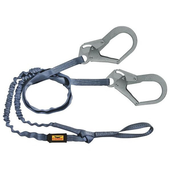 Condor Shock-Absorbing Lanyard,Blue 45J288 Condor Shock-Absorbing Lanyard,Blue 45J288
