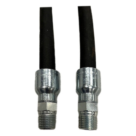 Aeroquip Wire Braided Hydraulic Hose Assembly EC215-08-8MP-8MP-24"