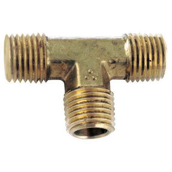 Manufacturer Varies Tee Brass Tee, 1/8 in Male NPT X 1/8 in Male NPT 706232-02