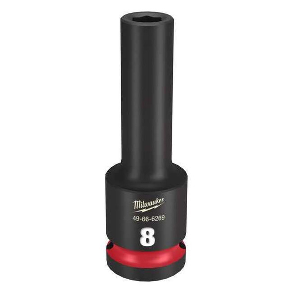 8mm SHOCKWAVE Impact Duty 1/2 in. Drive Deep Well 6 Point Impact Socket
