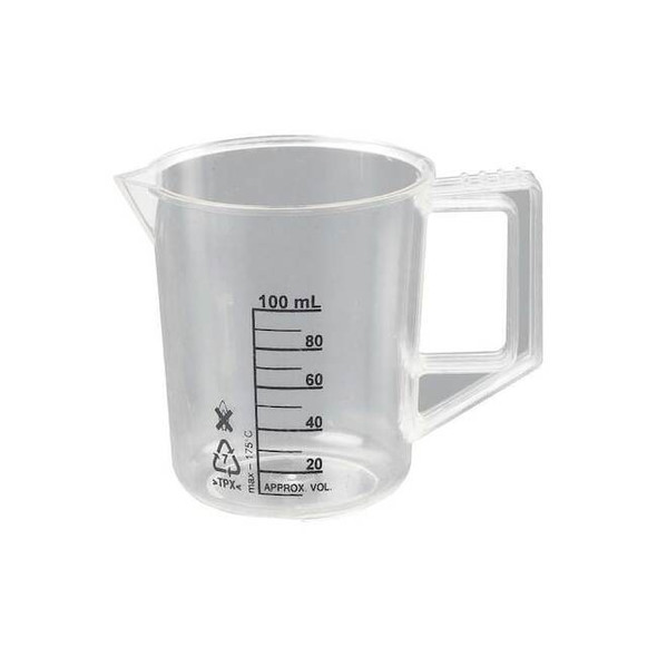 Manufacturer Varies Beaker with Handle, 100mL, Poly, PK6 23X905