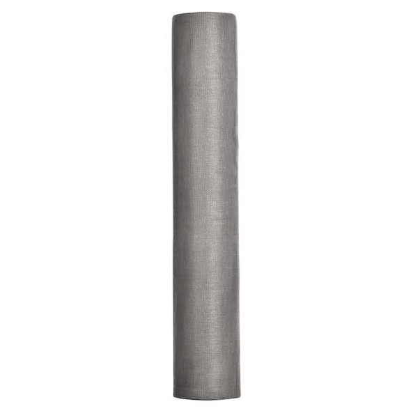 Replacement Screen, Fiberglass, 24 in W, 100 ft L, 0.011 in Wire Dia, Gray