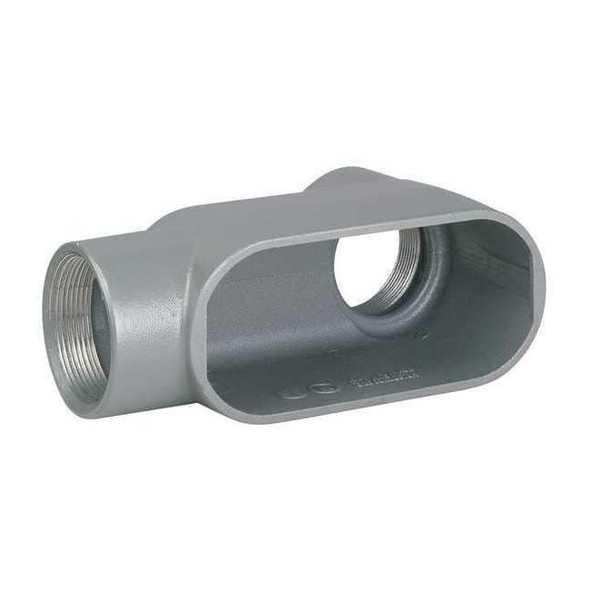Hubbell Killark Conduit Outlet Body,Alum,Trd Sz 1/2in LB17SA