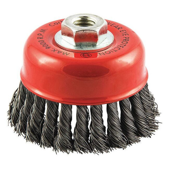 Manufacturer Varies Cup Brush,Wire 0.014" dia.,Carbon Steel 66254442984