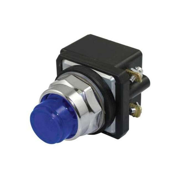 Dayton Pilot Light, LED, 24V, 30mm, Chrome, BL 30G384