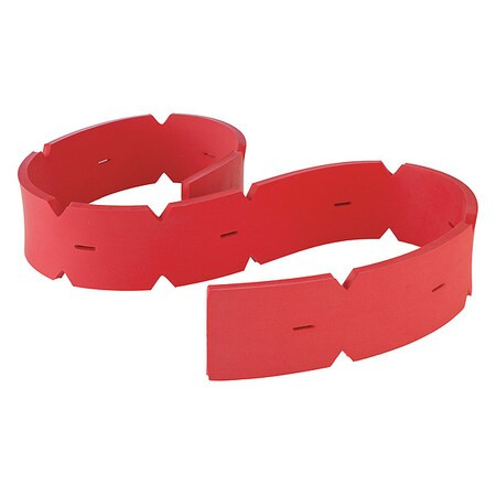 Tennant Front Squeegee Blade,Rubber,Red 1035067