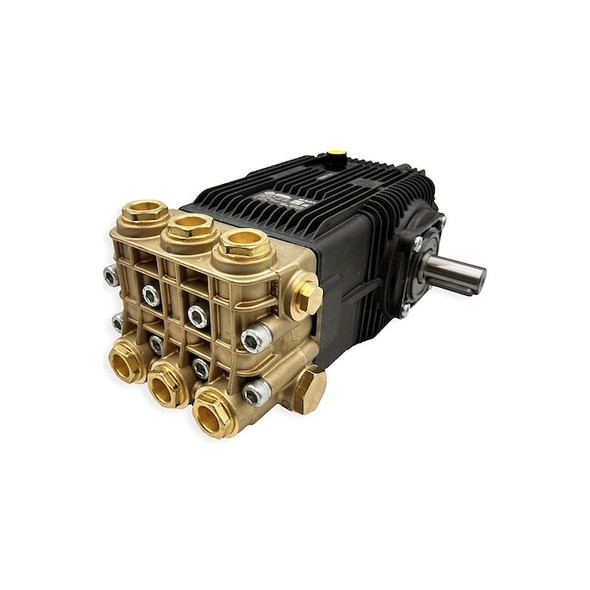 A.R. North America Pressure Plunger Pump, NPT, Solid Shaft, 3/8 in XWM2128N-PKG