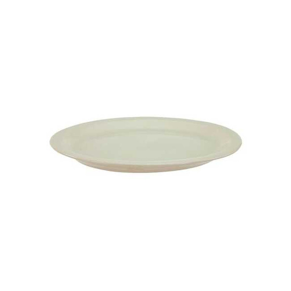 Crestware Platter,13-1/2 In.,Bone White,PK12 CM53