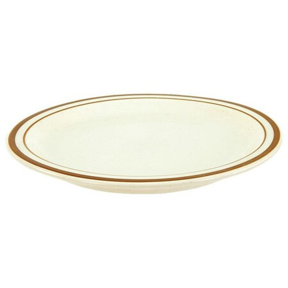 Crestware Plate,5 1/2" Dia,Brown Speckle,PK36 SC41 Crestware Plate,5 1/2" Dia,Brown Speckle,PK36 SC41