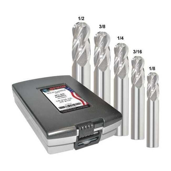 Manufacturer Varies End Mill,4 Flutes,Bright 223-888881