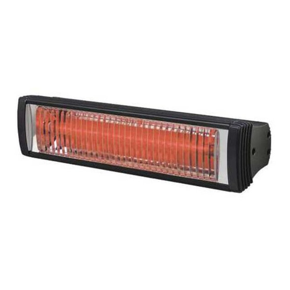 Electric Infrared Heater, 1 Phase, Aluminum, 5120 BtuH, 208/240V AC 1500 W