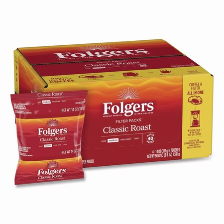 Folgers Coffee,Original,Caff,Ground,PK40 2550010117
