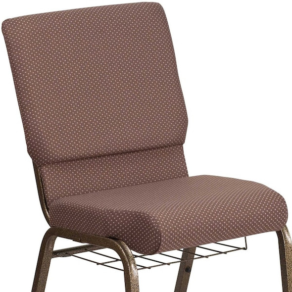 Hercules Church Chair, 19-1/4 in W 25" L 33-1/4" H, Fabric Seat