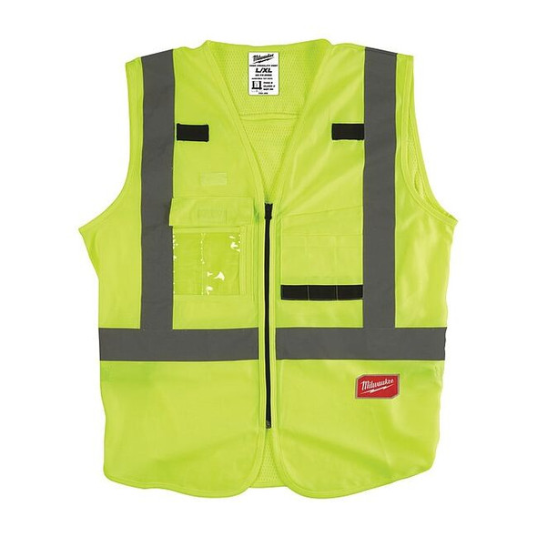 Class 2 High Visibility Yellow Safety Vest - 2XL/3XL (CSA)