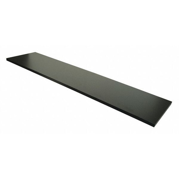Econoco Melamine Shelf 48"L x 12"WBlack,4PK PW/1248BK