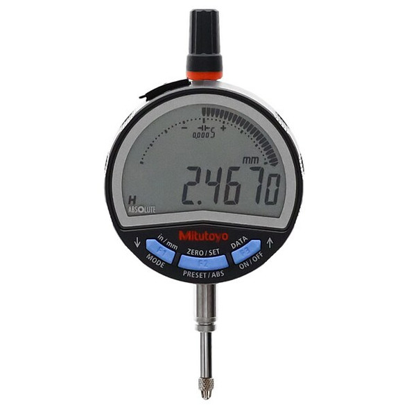 Mitutoyo Digital Indicator,0 to 12.7mm Range,Flat 543-700B-02