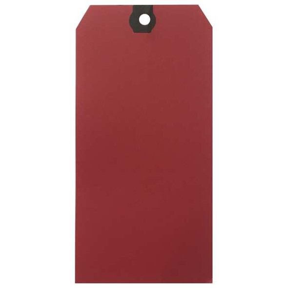 Manufacturer Varies Shipping Tag, Colored, Red, PK500 61KU96