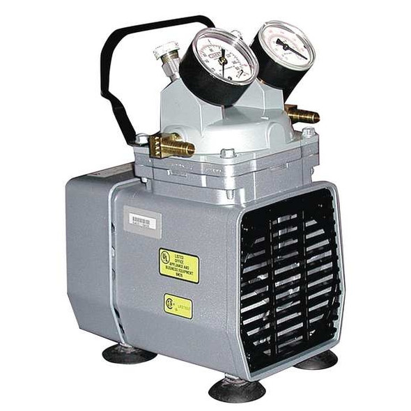 Gast Vacuum Pump,Rotary Vane,1/4 HP,26 In HG 0523-V4-G588NDX