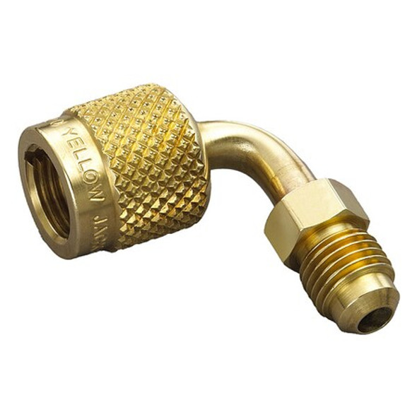 Yellow Jacket Adapter,90 Deg,8 1/4 in L,Bronze 19221