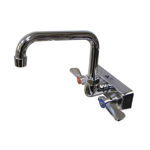 Advance Tabco Gooseneck Kitchen Faucet, Manual, 4" Mount, 2 Hole K-123
