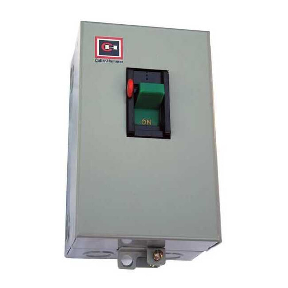 Eaton Manual Motor Starter, NEMA M-0, 3 P, 3 Phase, Toggle, 5 A B100S0C