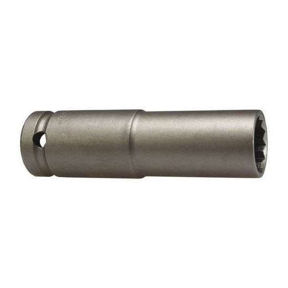 1/2 in Drive Socket Extra Deep Socket, Oiled, Extra Deep,1/2" Dr.,5/8