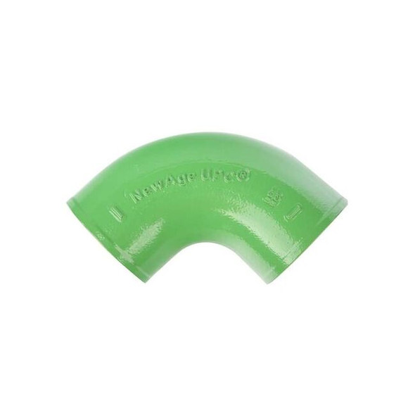 90 Degrees  Bend 1/4 Bend, 4" Pipe, Female Socket, Cast Iron, 0 psi