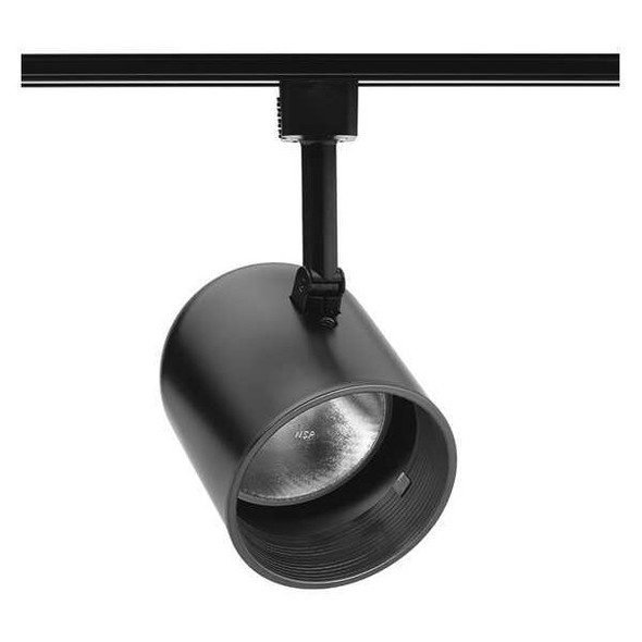 Juno Lighting Track Light Head,Cylinder,Blk/Blk,4.5in R502 BLB BL Juno Lighting Track Light Head,Cylinder,Blk/Blk,4.5in R502 BLB BL