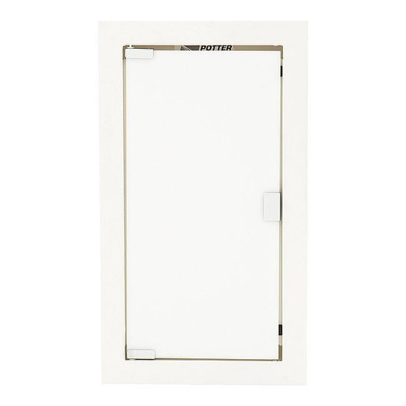 Fire Extinguisher Cabinet, Semi Recessed, 20 3/4 in Height, 5 lb