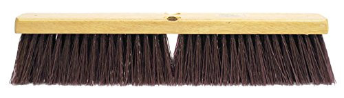 Weiler 420 Deck Brush Head - Polypropylene 3 1/4 in Bristle - 18 in Hardwood Block