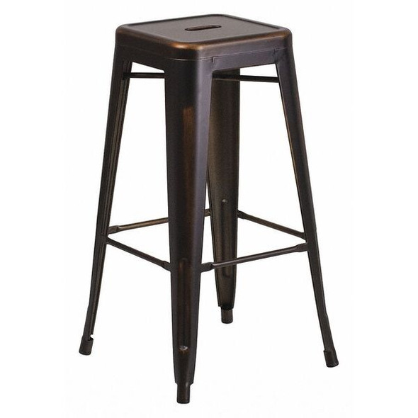 Flash Furniture Distressed Copper Metal Stool ET-BT3503-30-COP-GG Flash Furniture Distressed Copper Metal Stool ET-BT3503-30-COP-GG