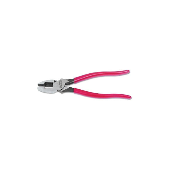 Ergonomics Linemans High Leverage Pliers, 9 1/4 in Length, Cushion Grip Handle