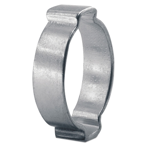2-Ear Zinc-Plated Hose Clamp, 7/8 in OD, 0.748 in-0.906 in dia, 0.354 in W
