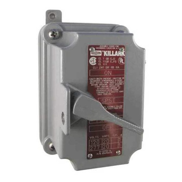 Manual Motor Switch, 20 A, 2 P, 1 Phase, Handle, FXSX Series, NEMA 3